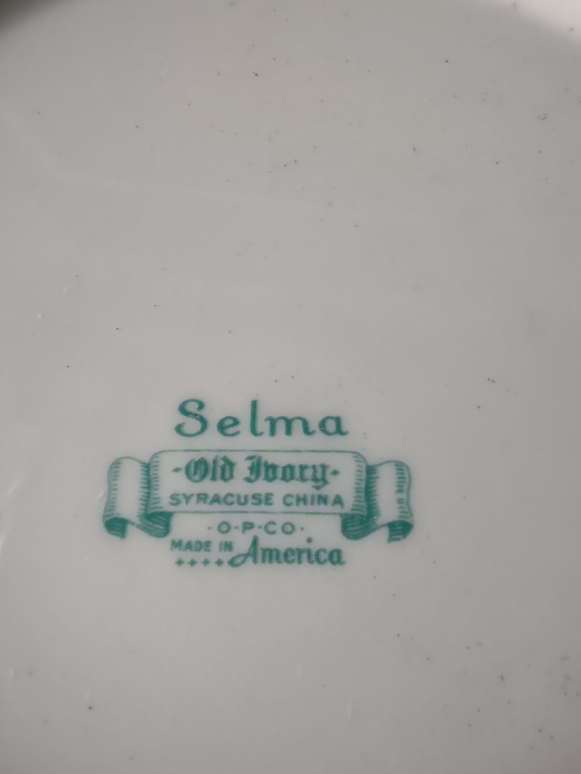 Vintage Syracuse China Selma Dinner Plate 9" [6799]
