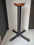 Vintage Metal 4-Leg Restaurant Table Base Industrial [6820]