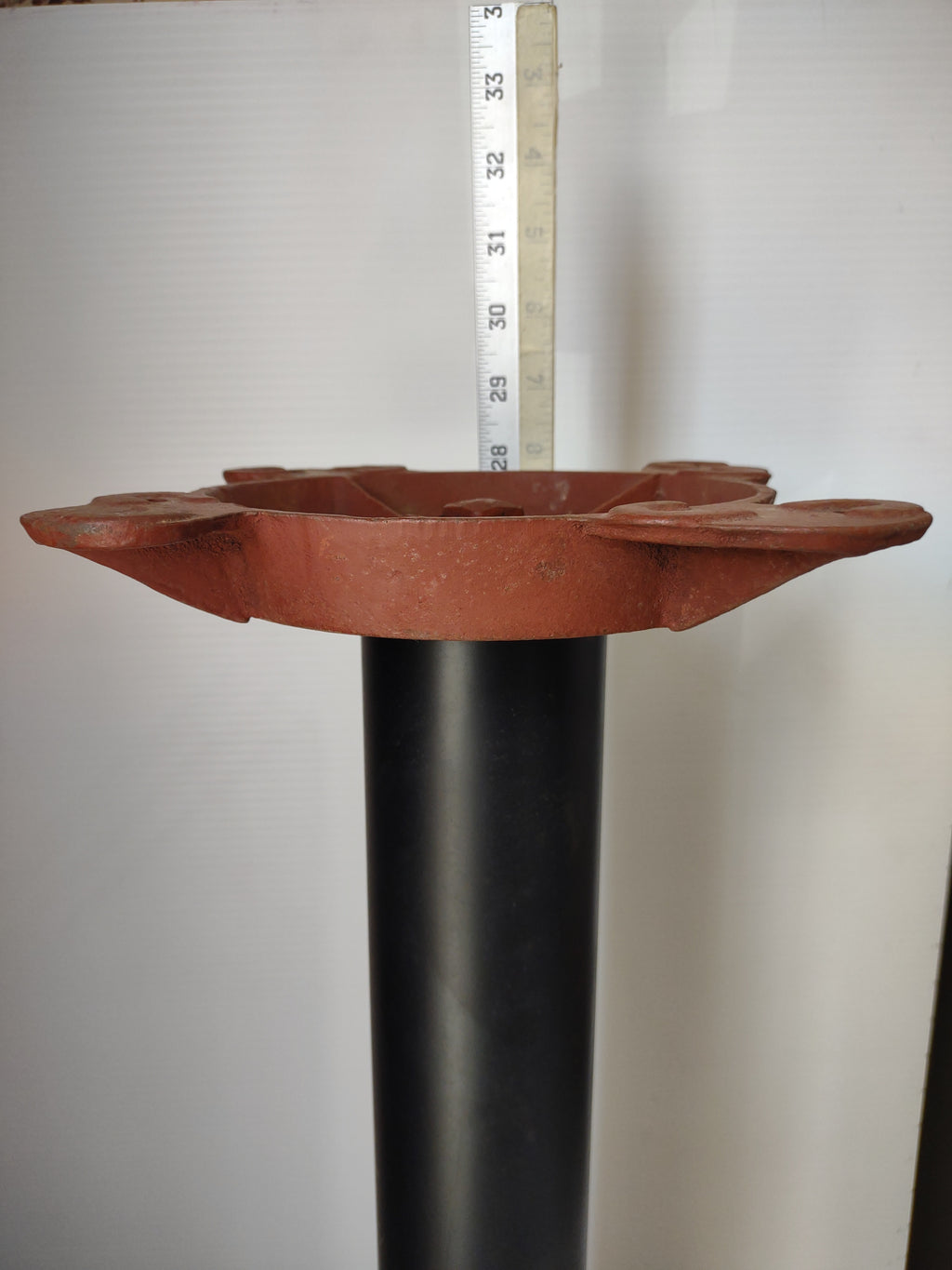 Vintage Metal 4-Leg Restaurant Table Base Industrial [6820]