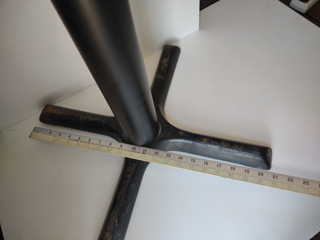 Vintage Metal 4-Leg Restaurant Table Base Industrial [6820]
