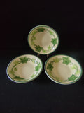 Vintage Franciscan Ivy Berry Bowls Set of 3 Earthenware [6801]
