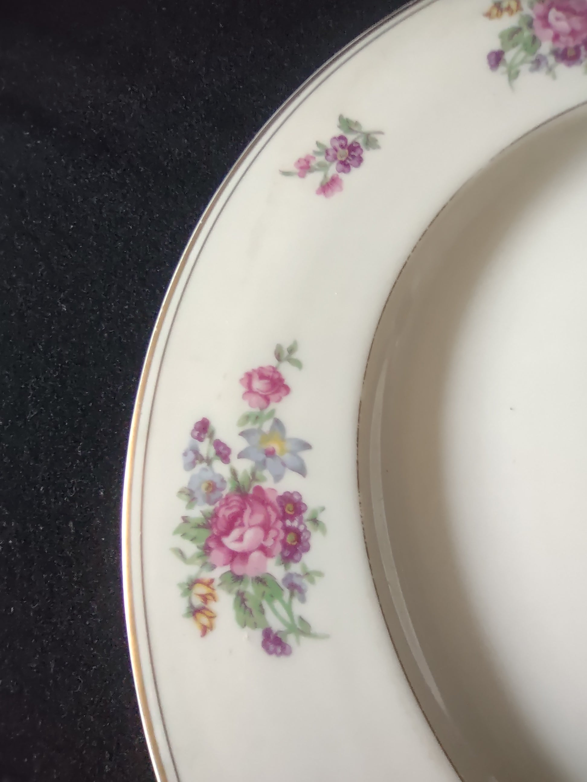Vintage Theodore Haviland NY Arlington Dinner Plate 10.5" Pair [6806]