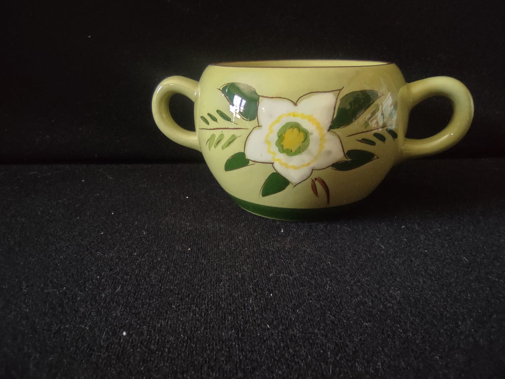 Vintage Stangl Pottery Star Flower Dbl Handle Sugar Bowl No Lid [6807]