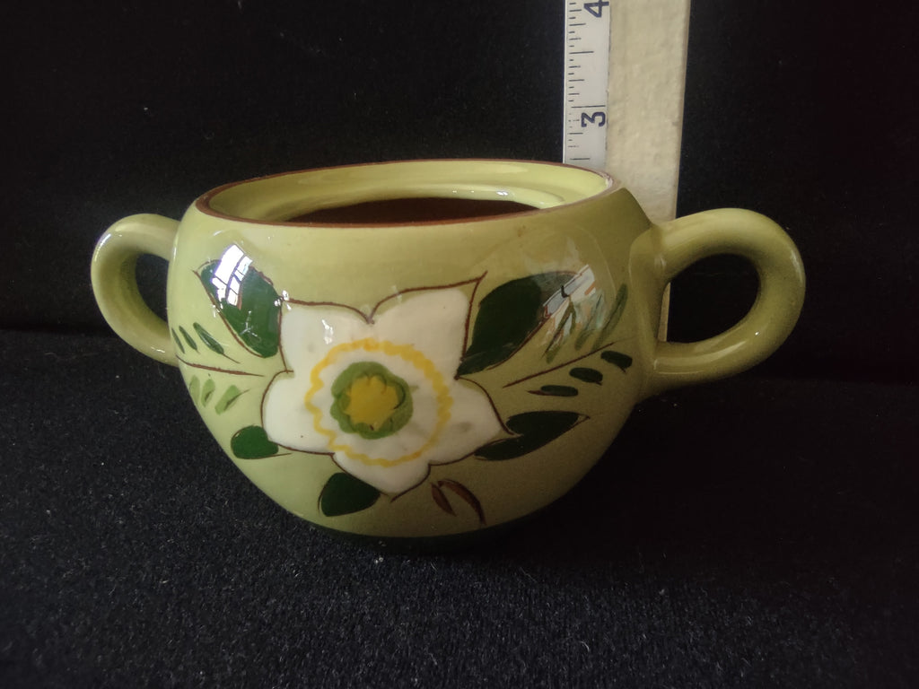 Vintage Stangl Pottery Star Flower Dbl Handle Sugar Bowl No Lid [6807]