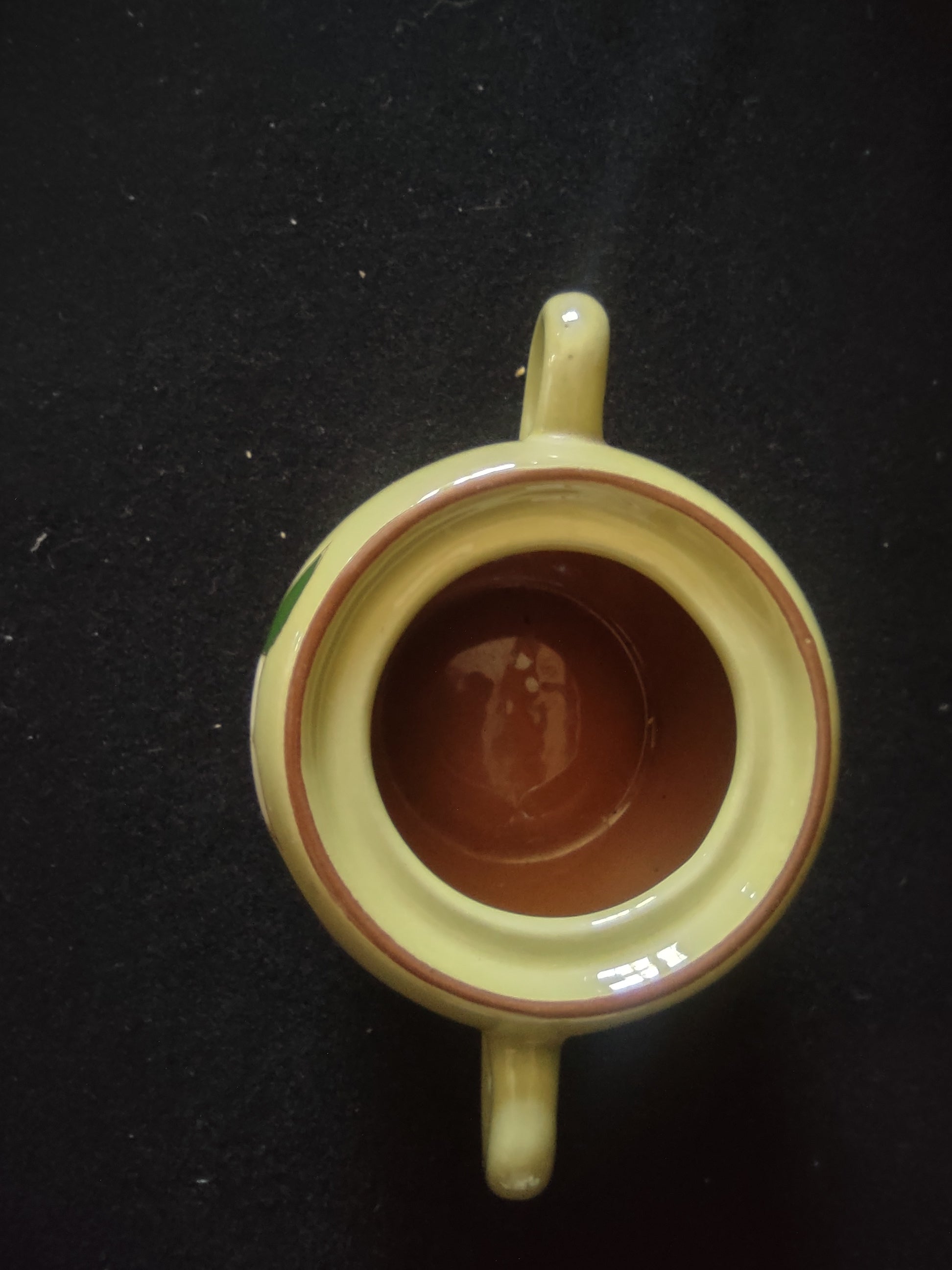 Vintage Stangl Pottery Star Flower Dbl Handle Sugar Bowl No Lid [6807]