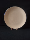 Vintage Franciscan Sandalwood Dinner Plate Platinum Rim Blush [6810]