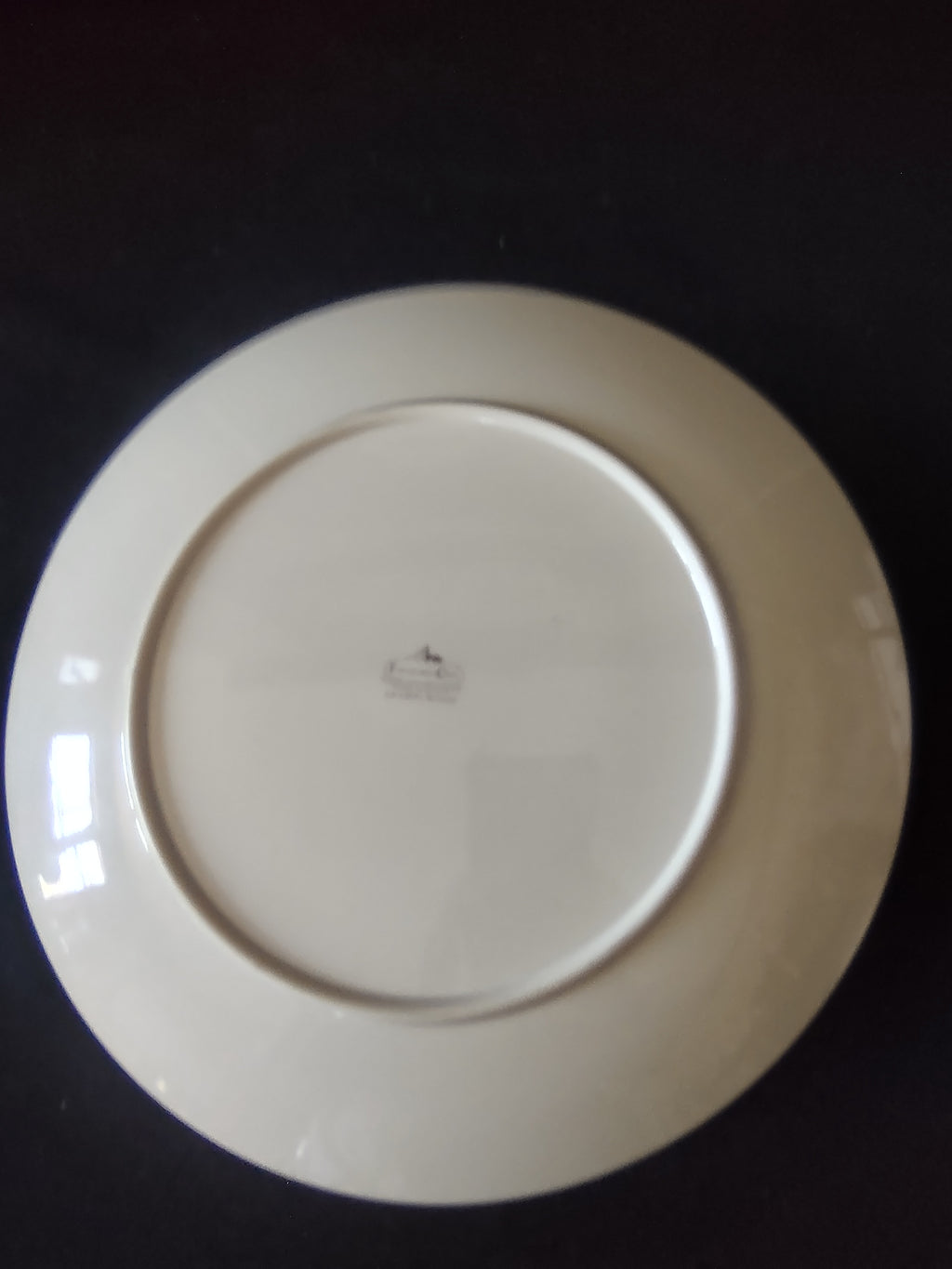 Vintage Franciscan Sandalwood Dinner Plate Platinum Rim Blush [6810]