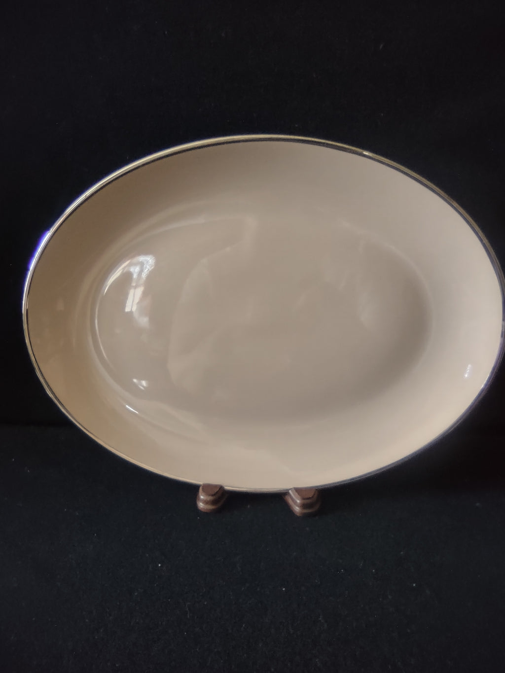 Vintage Franciscan Fine China Sandalwood Oval Platter 12" [6811]