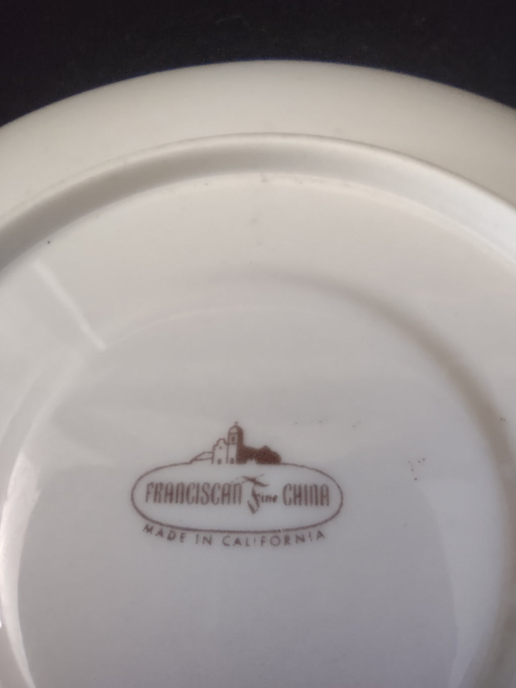 Vintage Franciscan Fine China Sandalwood Saucer 6" [6812]