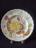 Vintage Vernon Kilns Vernon Rose Hand Painted Scalloped Plate 7" [6813]