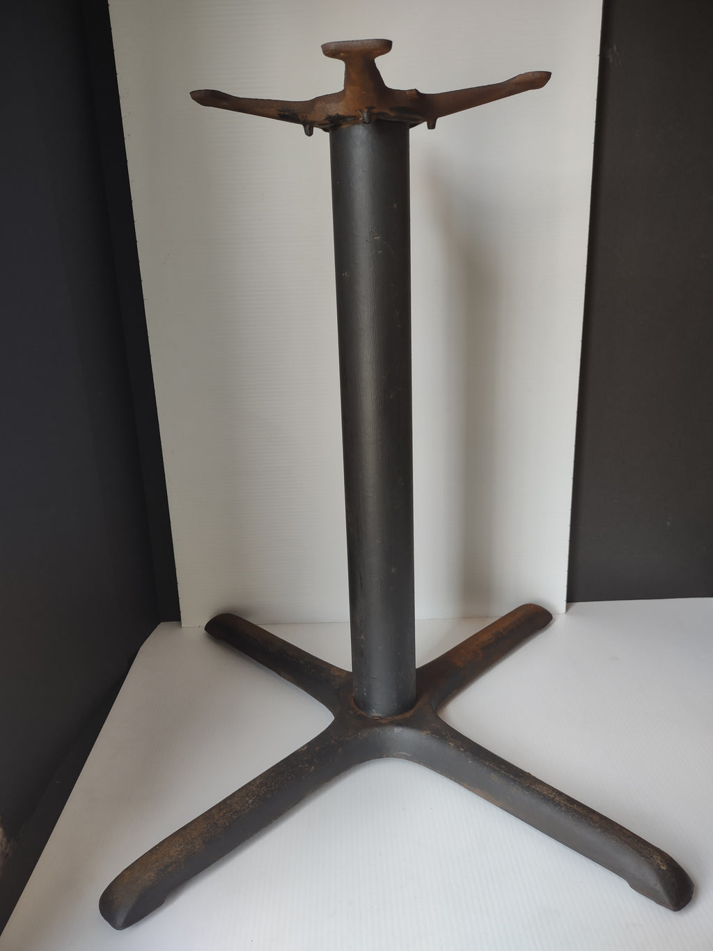 Vintage Metal Table Leg Tripod Base Mexico [6819]