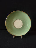 Vintage Franciscan Fine China Celadon Green Gold Saucer [6815]