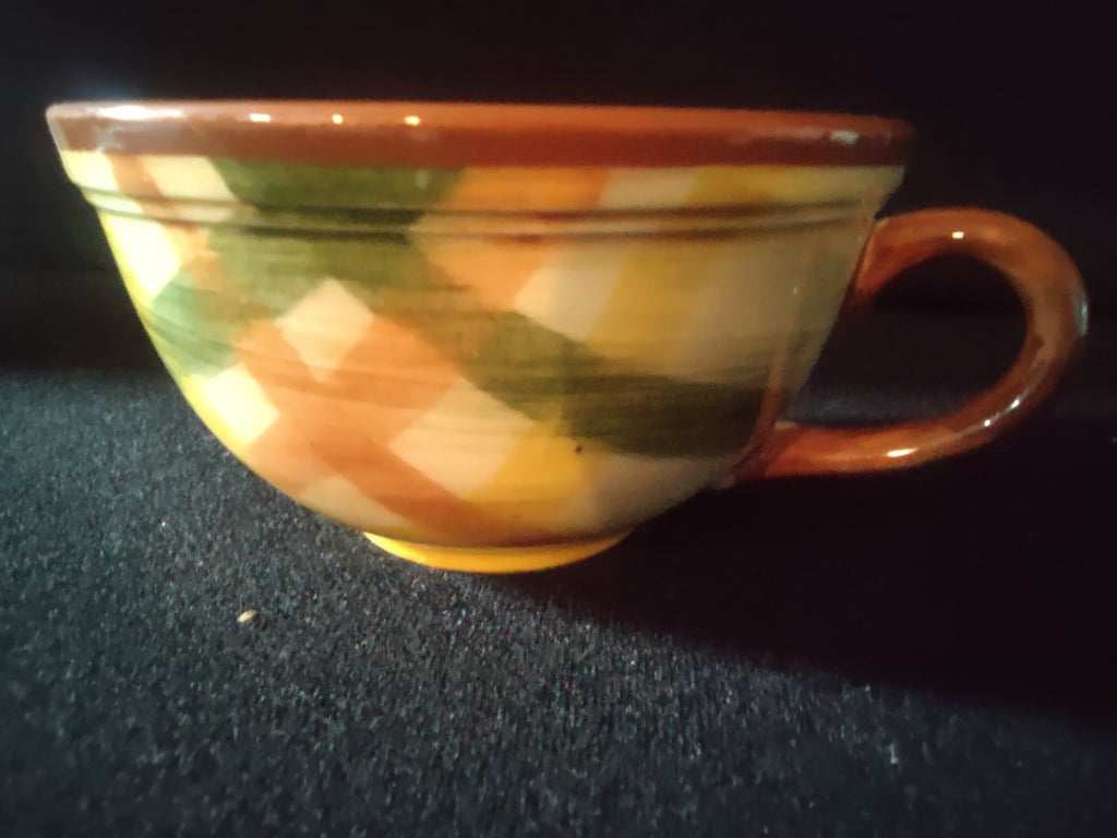 Vernon Kilns Homespun cup additional view