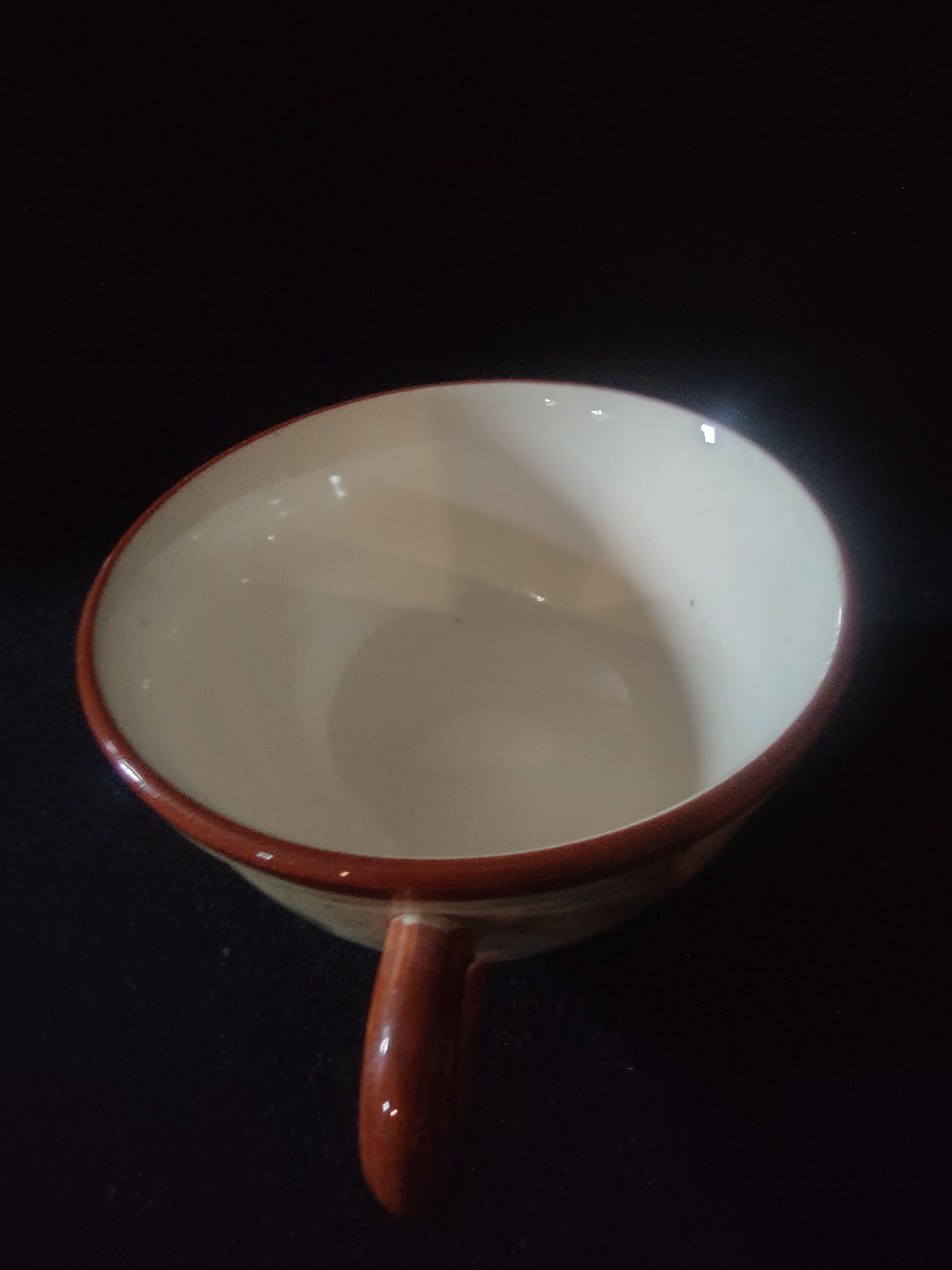 Vernon Kilns Homespun backstamp - Under Glaze Hand Painted Vernonware California USA