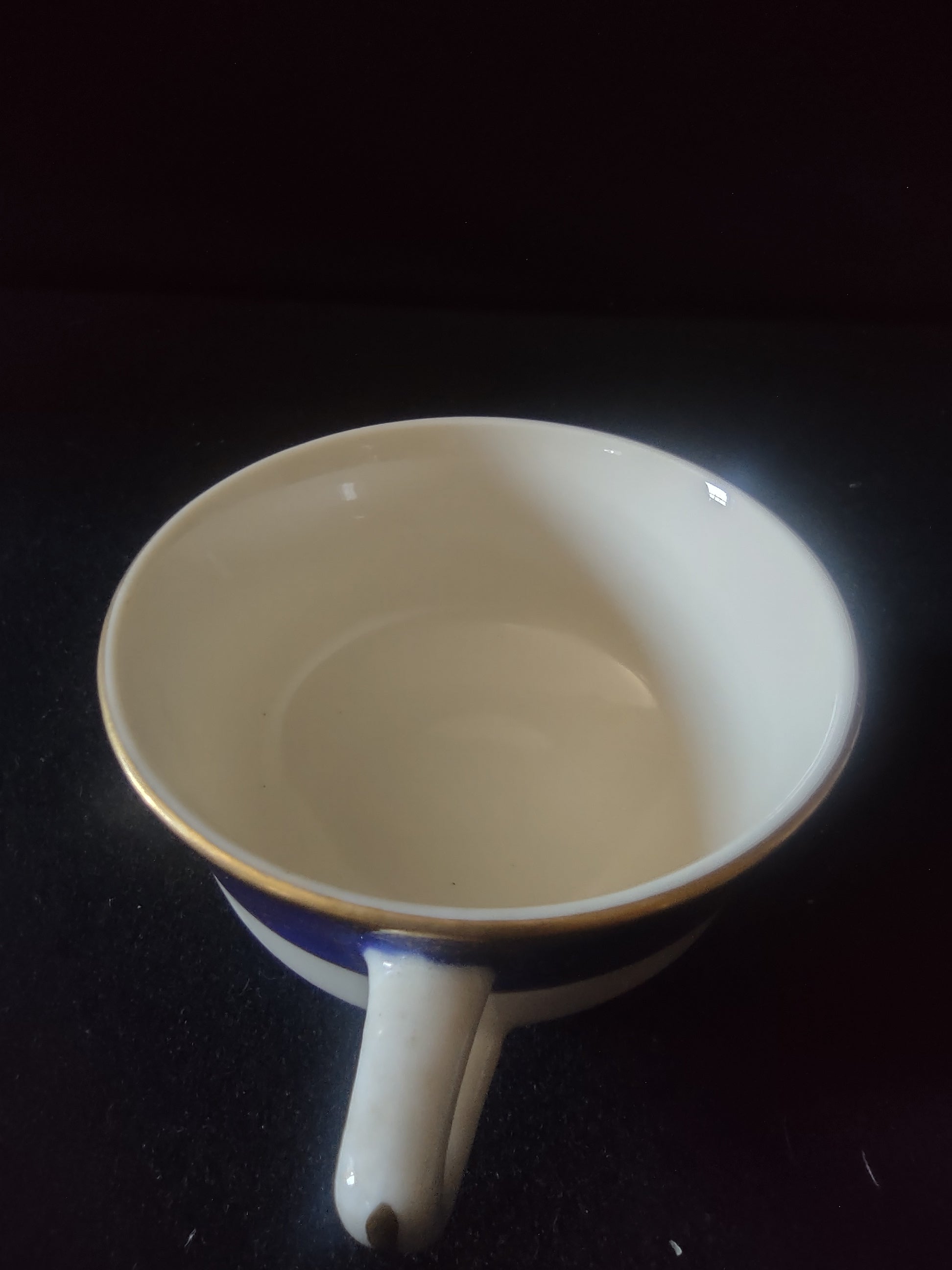 Cup and saucer set detail view