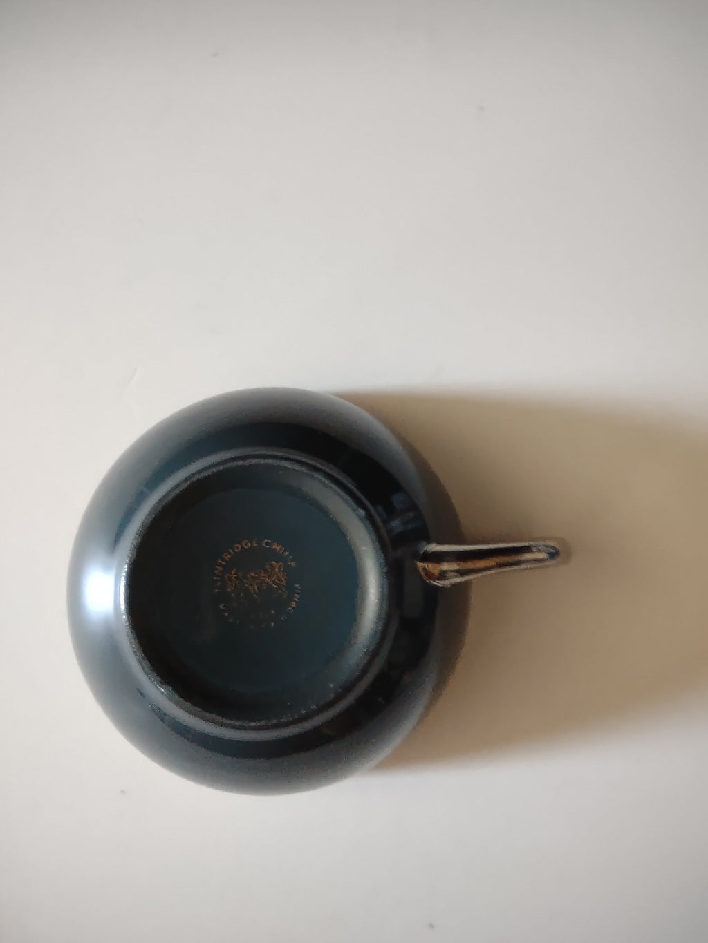 Flintridge China cup and saucer set side view