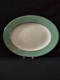 Vintage Shenango Gateway China Michele oval platter - back showing Gateway China backstamp