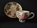 Vintage Red Wing Tampico Cup and Saucer Set - cup and saucer displayed together showing full set