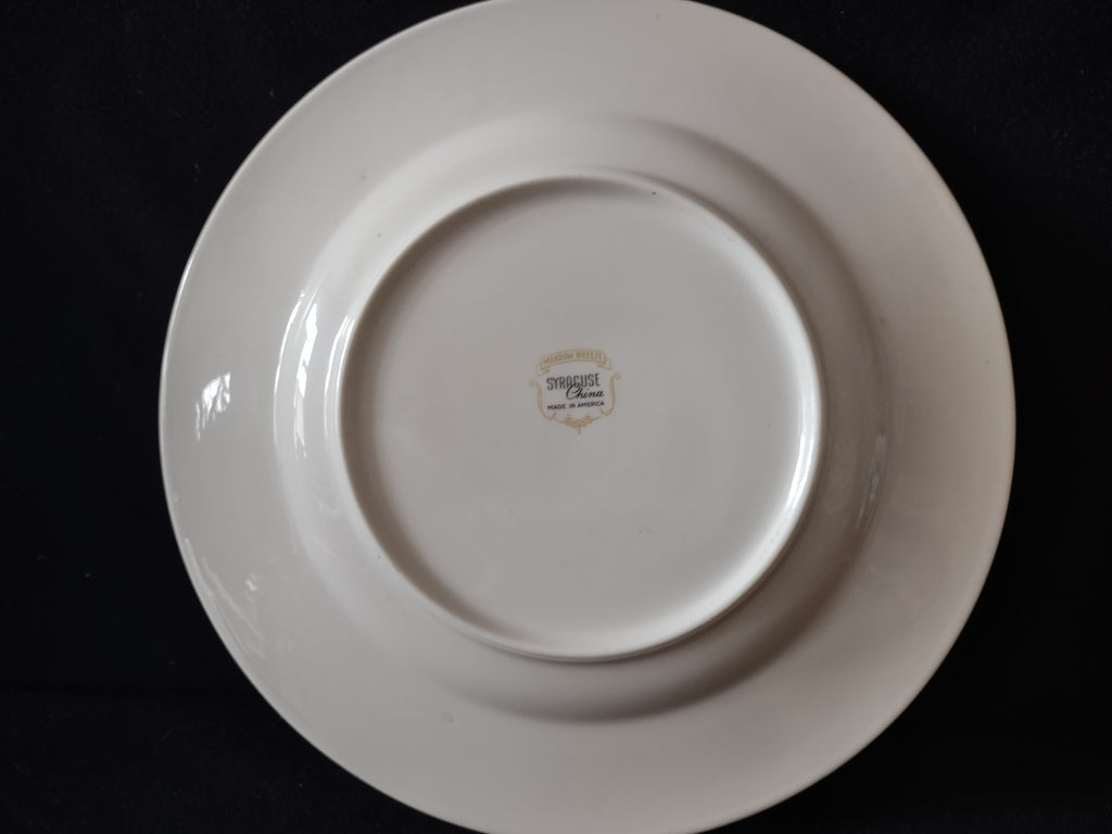 Vintage Castleton Fine China Festival Fuchsia Floral Dinner Plate USA [6885]