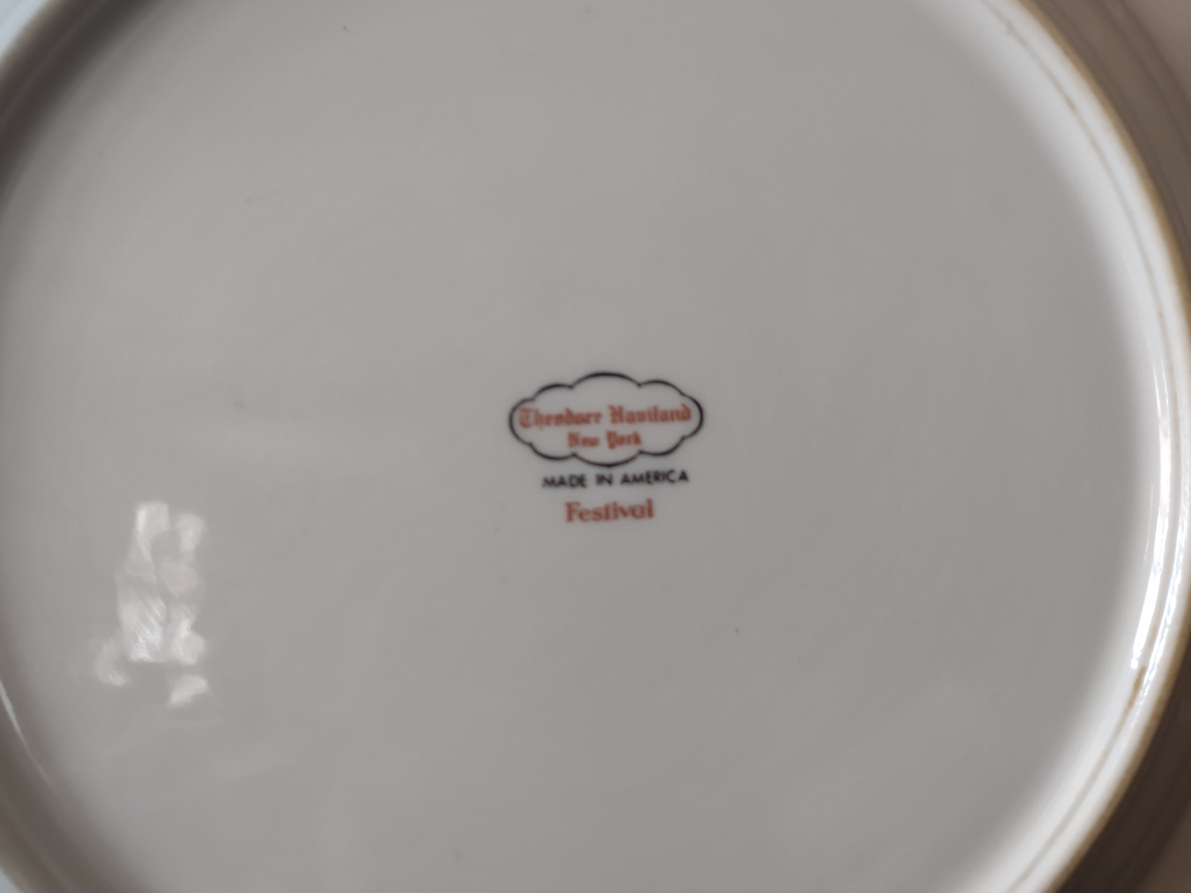 Vintage Castleton Fine China Festival Fuchsia Floral Dinner Plate USA [6885]