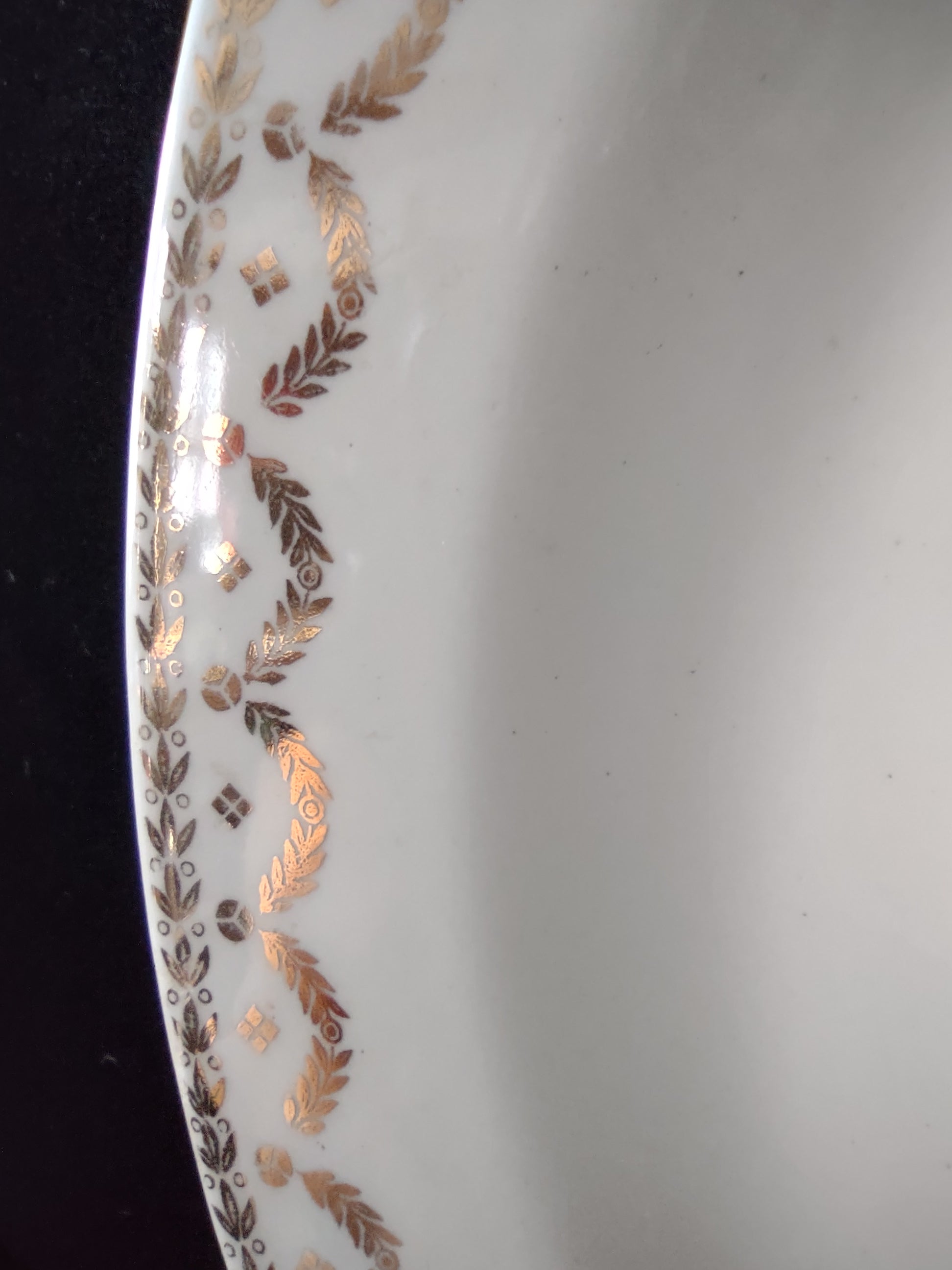 Vintage Cosmopolitan Dinnerware Diana Pink Daisy 23K Gold Plate [6892]