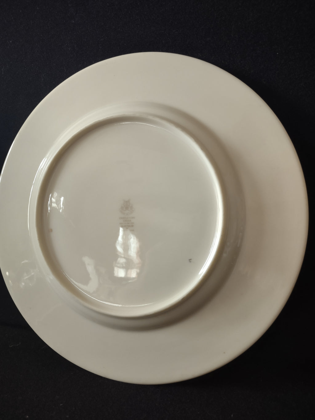 Vintage Castleton China Nocturne Yellow Rose Dinner Plate [6889]