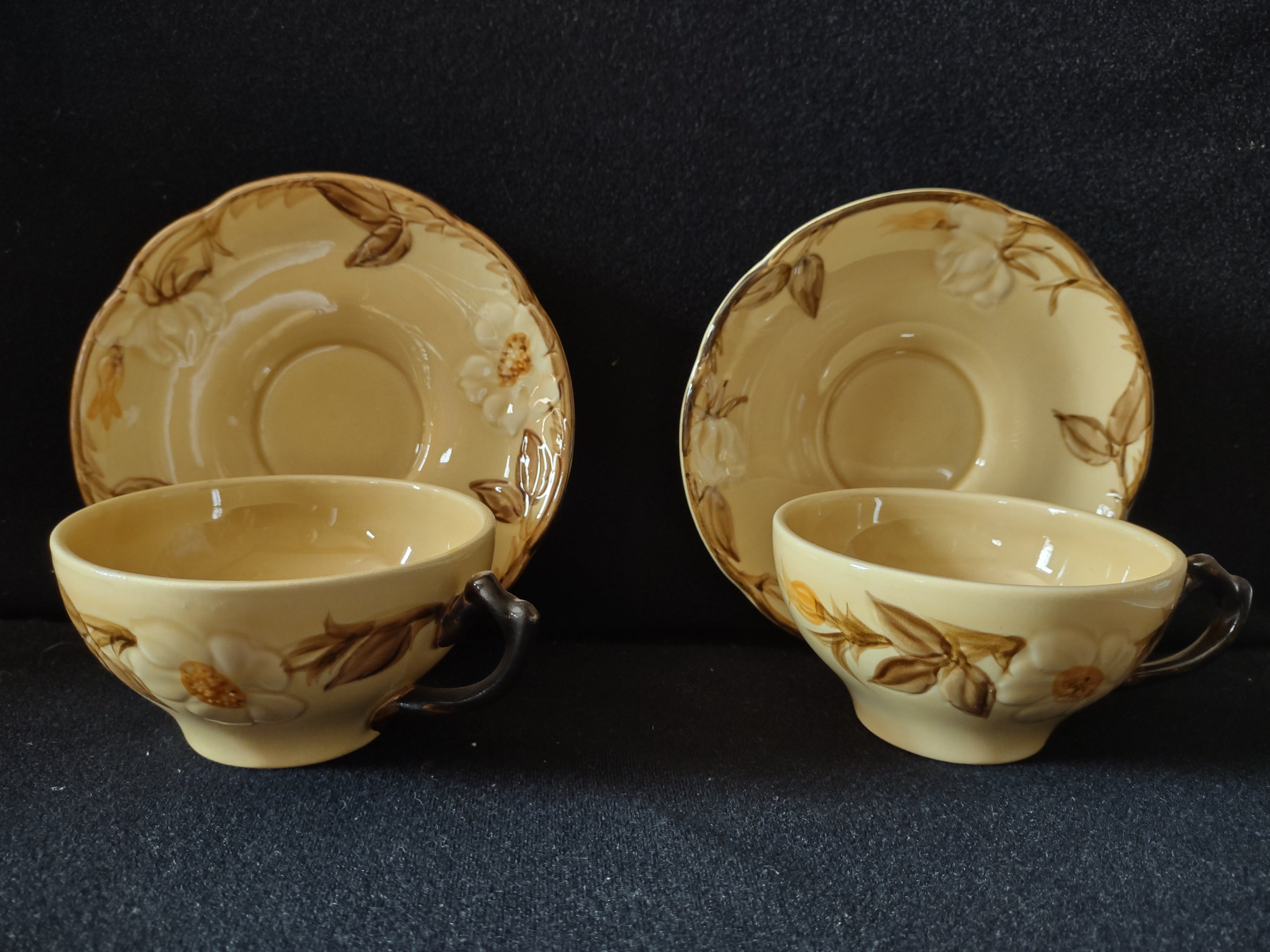 Franciscan Earthenware backstamp on saucer and cup bottom