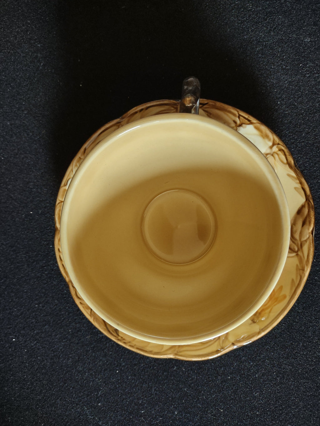 Franciscan Wild Rose cup and saucer set detail view