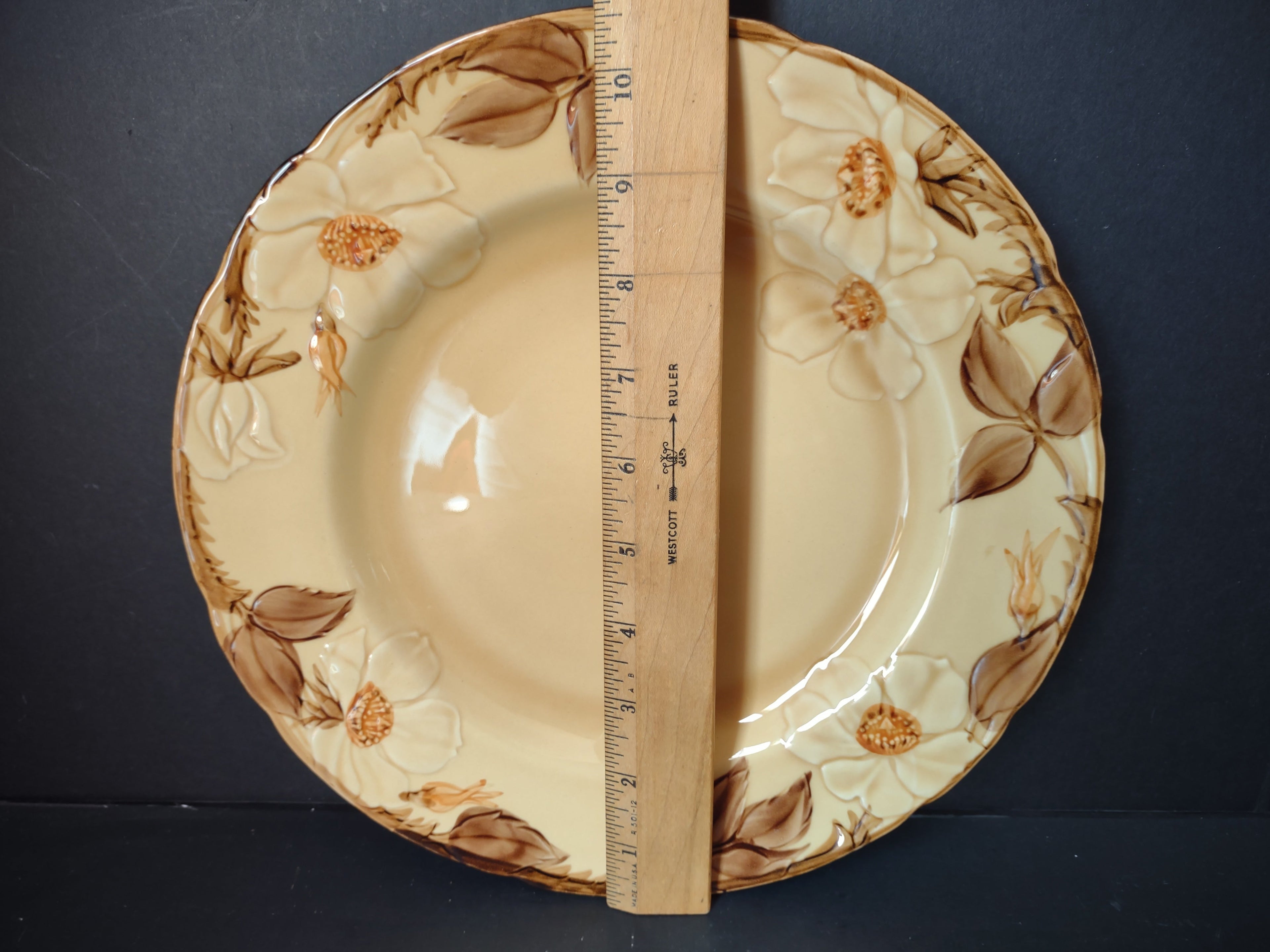 Franciscan Dinnerware Cafe Royal backstamp reading An Authentic Hand Decorated Classic, Made in USA