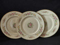 Vintage Lamberton China Dolly Madison Pink Rose Plate Set of 3 [6819]