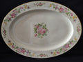 Vintage Lamberton China Dolly Madison Oval Serving Platter Blue Stamp[6917]