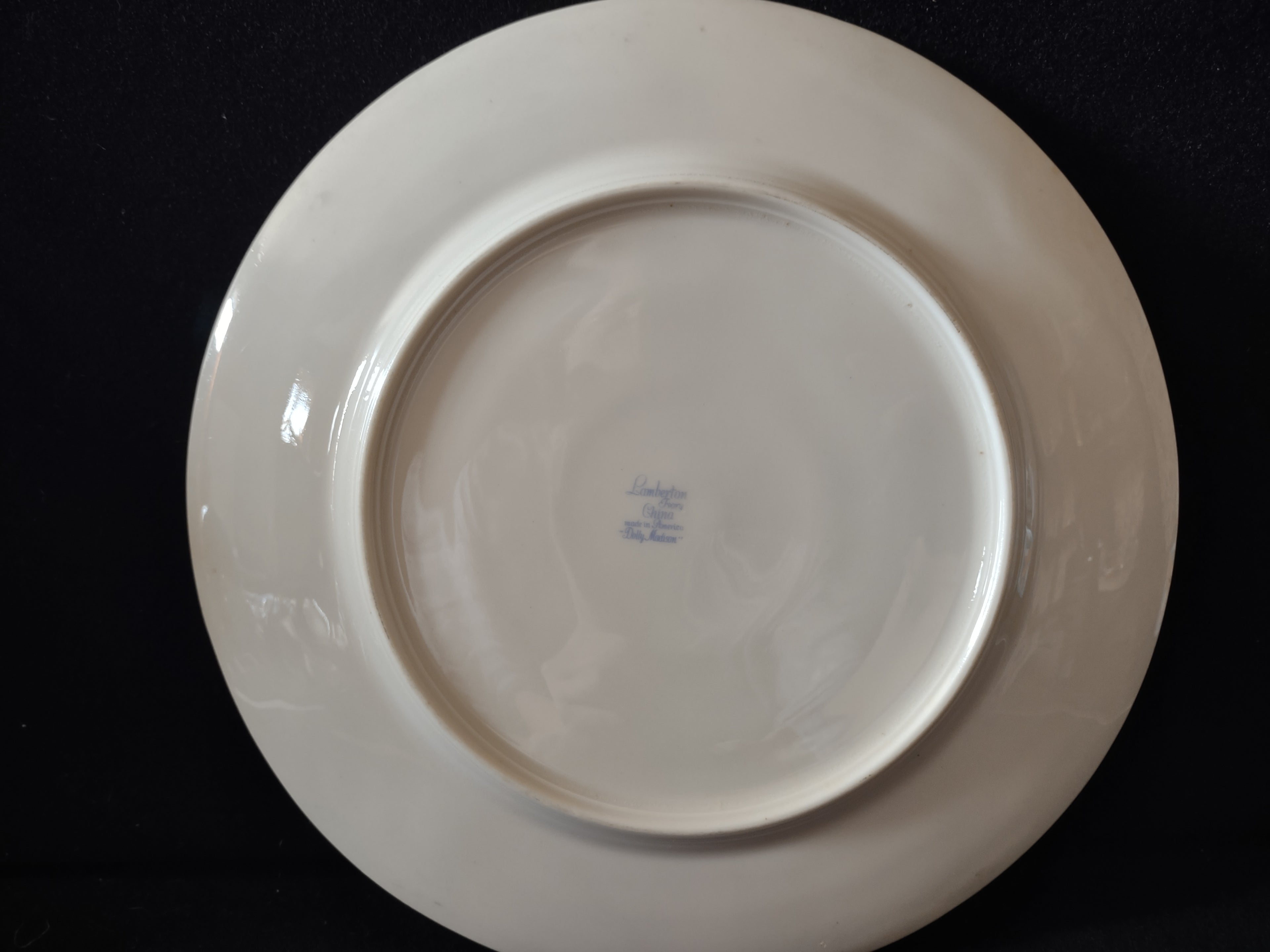 Vintage Lamberton China Dolly Madison Floral Pink Rose Dinner Plate [6916]