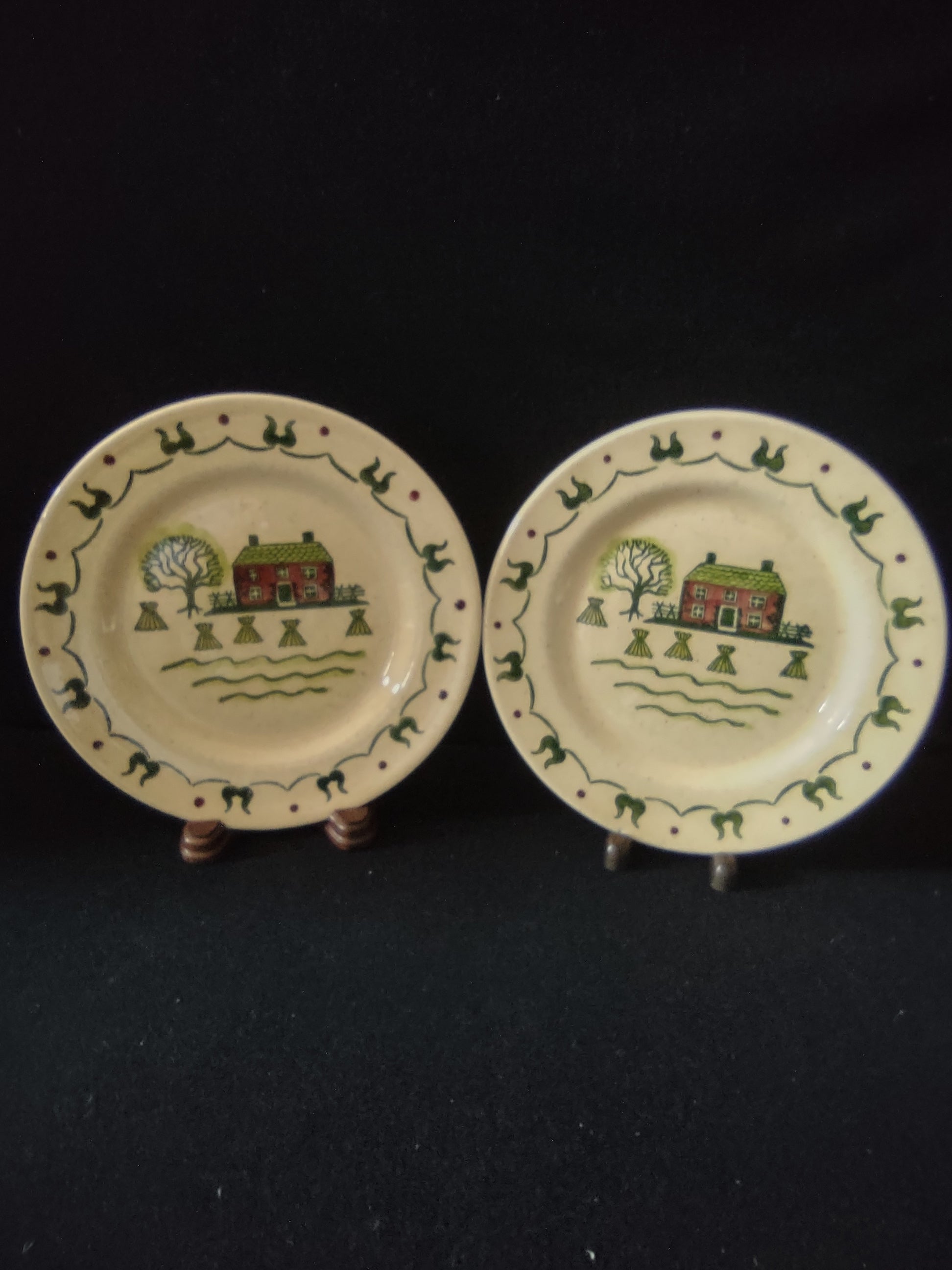 Metlox Poppytrail Homestead Provincial plate backstamp bottom view