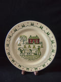 Close-up of rim showing CHIP on Metlox Homestead Provincial plate