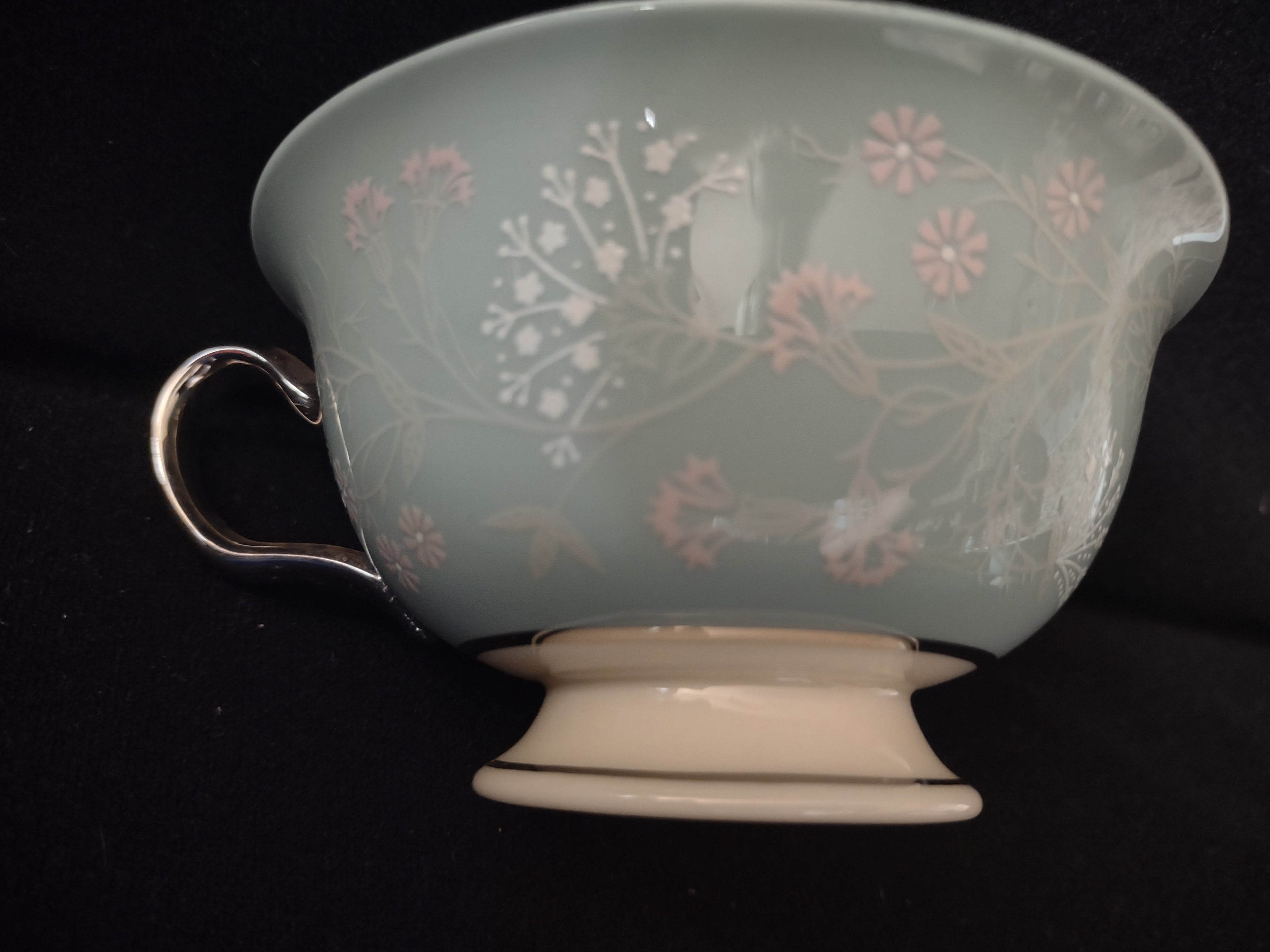 Castleton China Sunnyvale footed teacup additional view