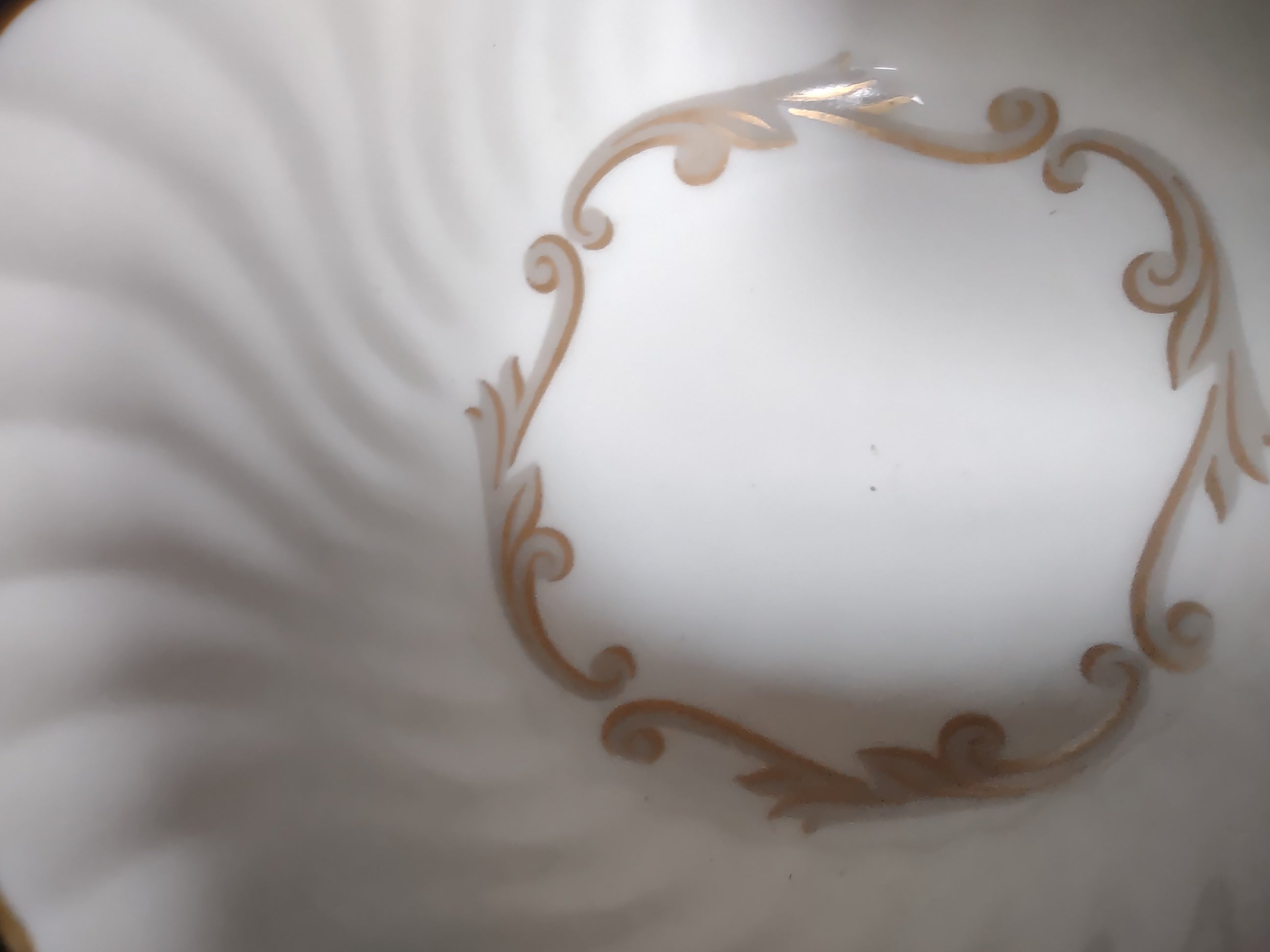 Side profile view of saucer