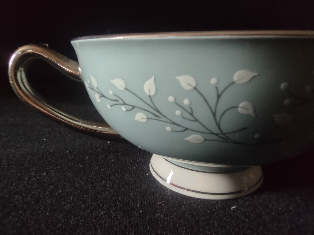 Saucer back showing Syracuse China Made in America back stamp