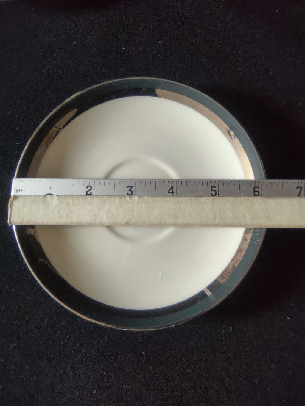 Flintridge China saucer back view