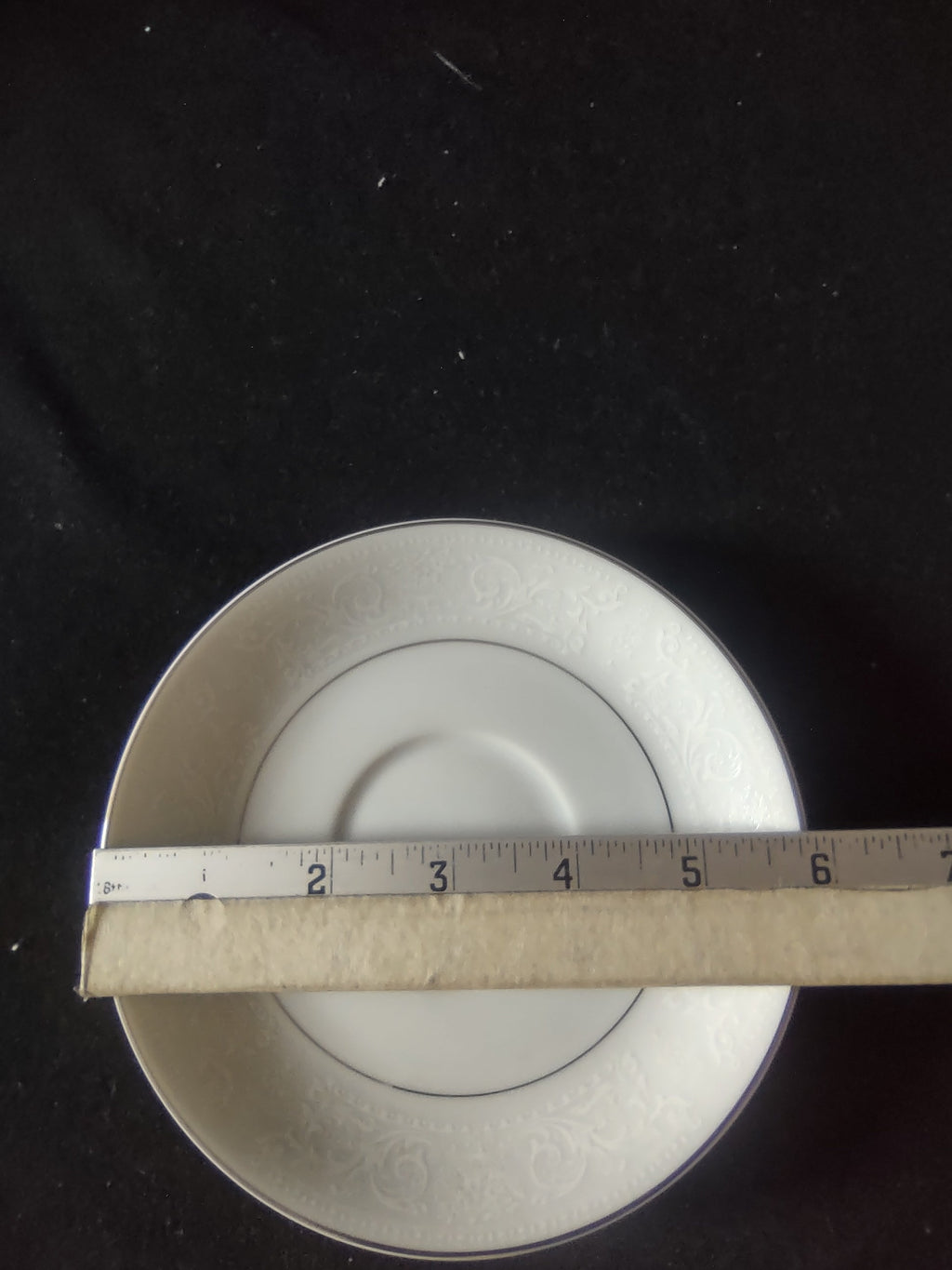 Salem China Aristocrat saucer top view