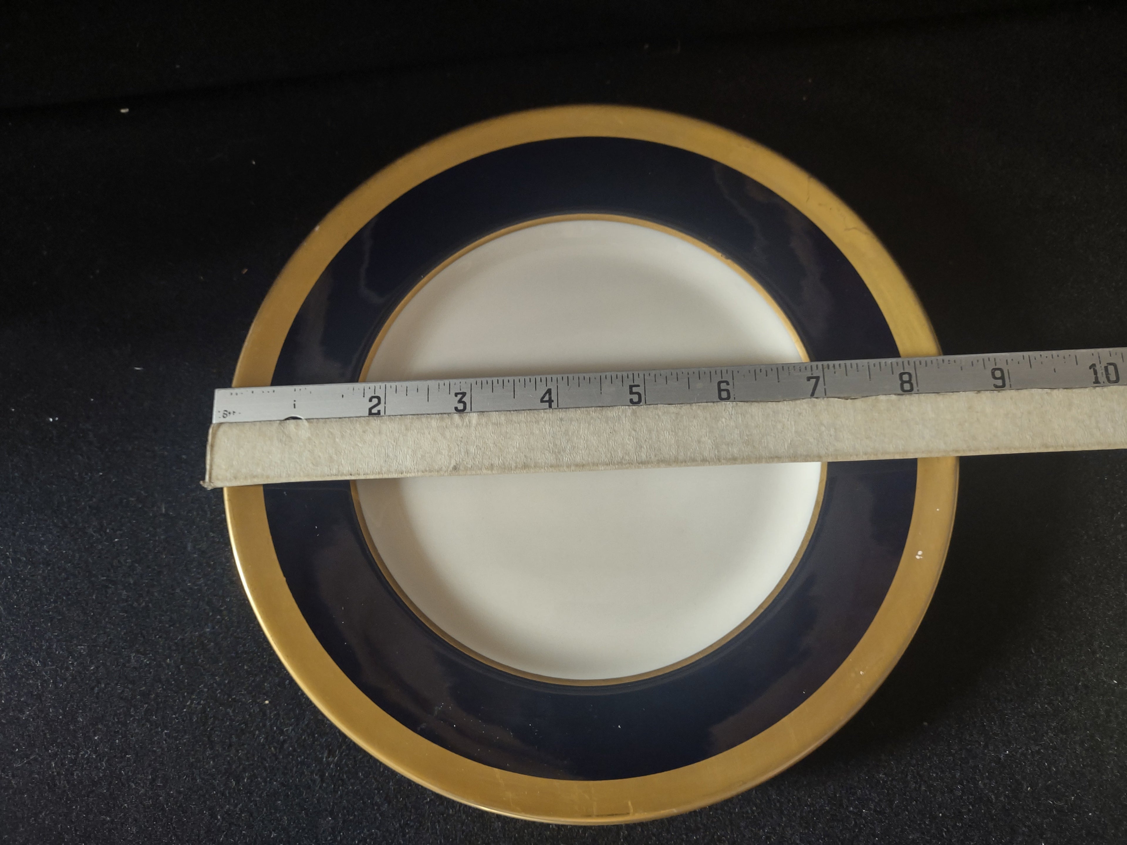 Flintridge China plate back view