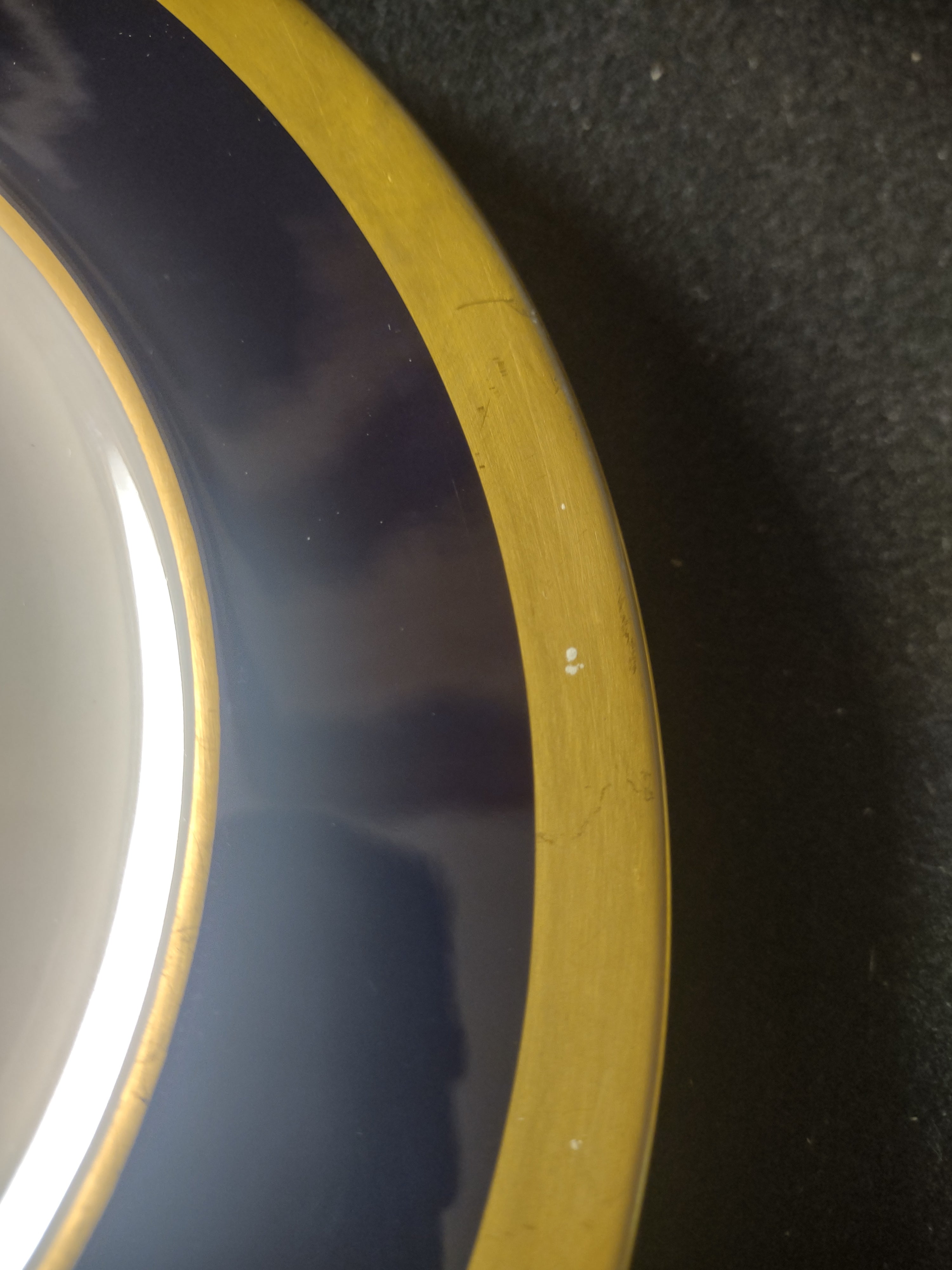 Flintridge China plate size measurement approximately 8 inches
