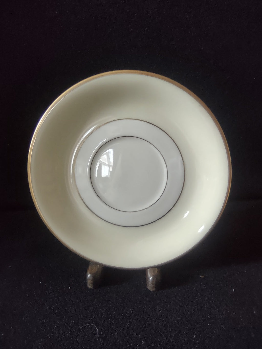 Pickard China Pilgrim saucer back view