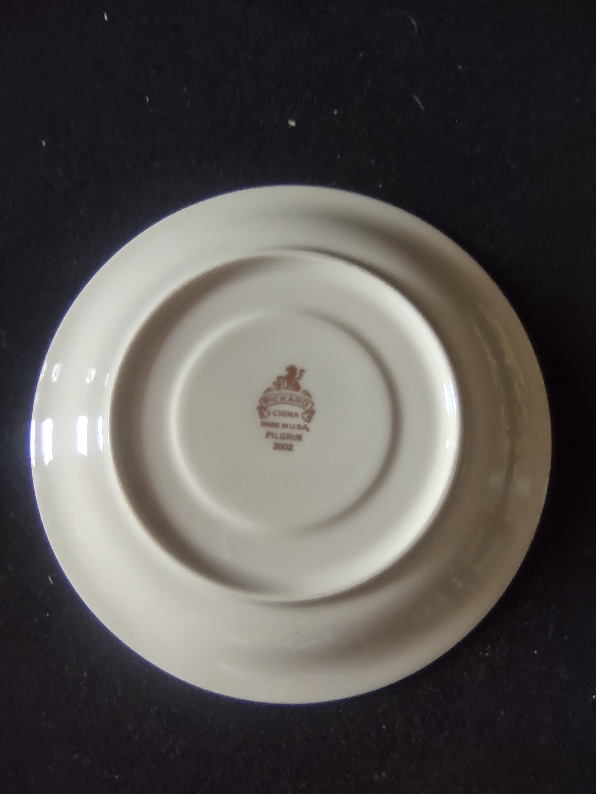 Pickard China Pilgrim backstamp - Made in USA pattern 3002