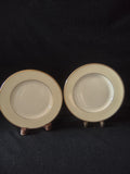 Pickard China Pilgrim set of 2 plates front view