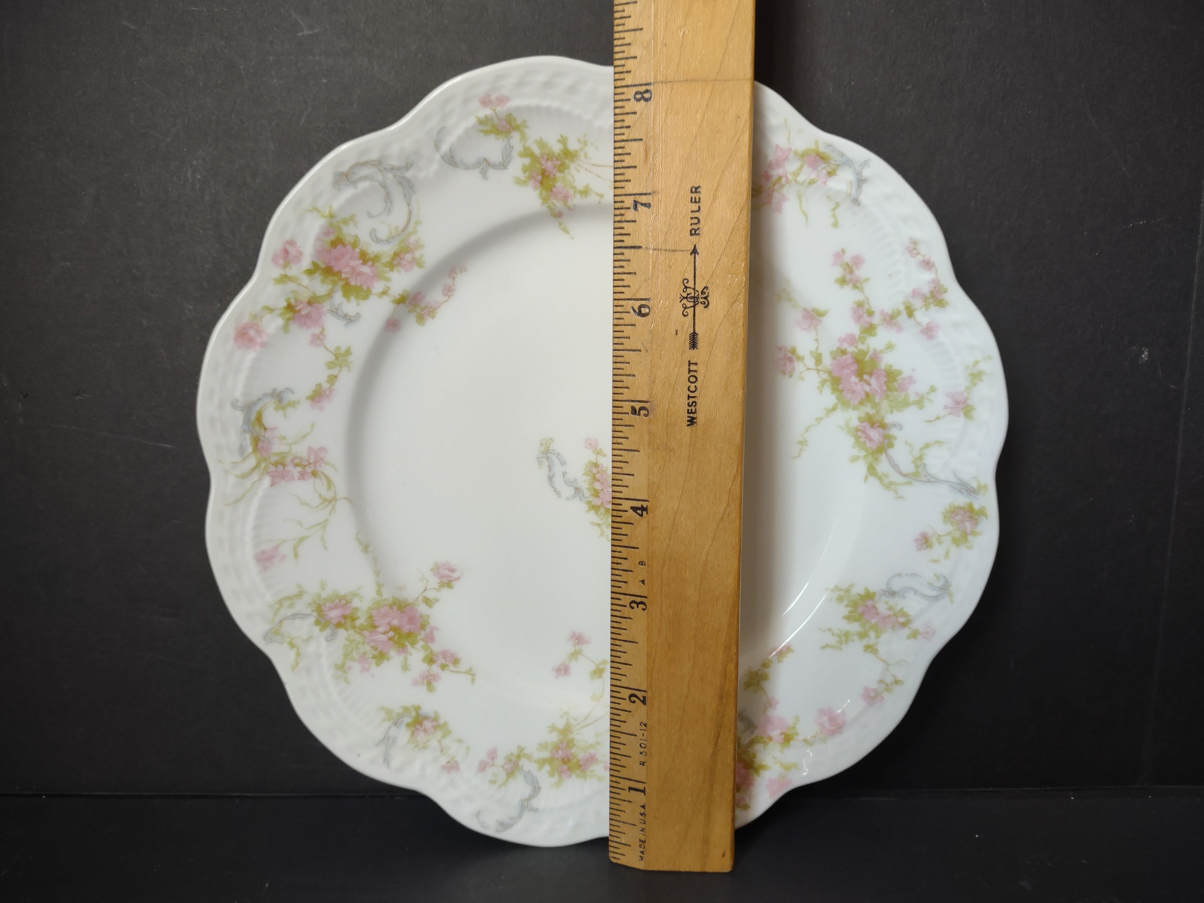 Haviland Limoges The Princess plate side view