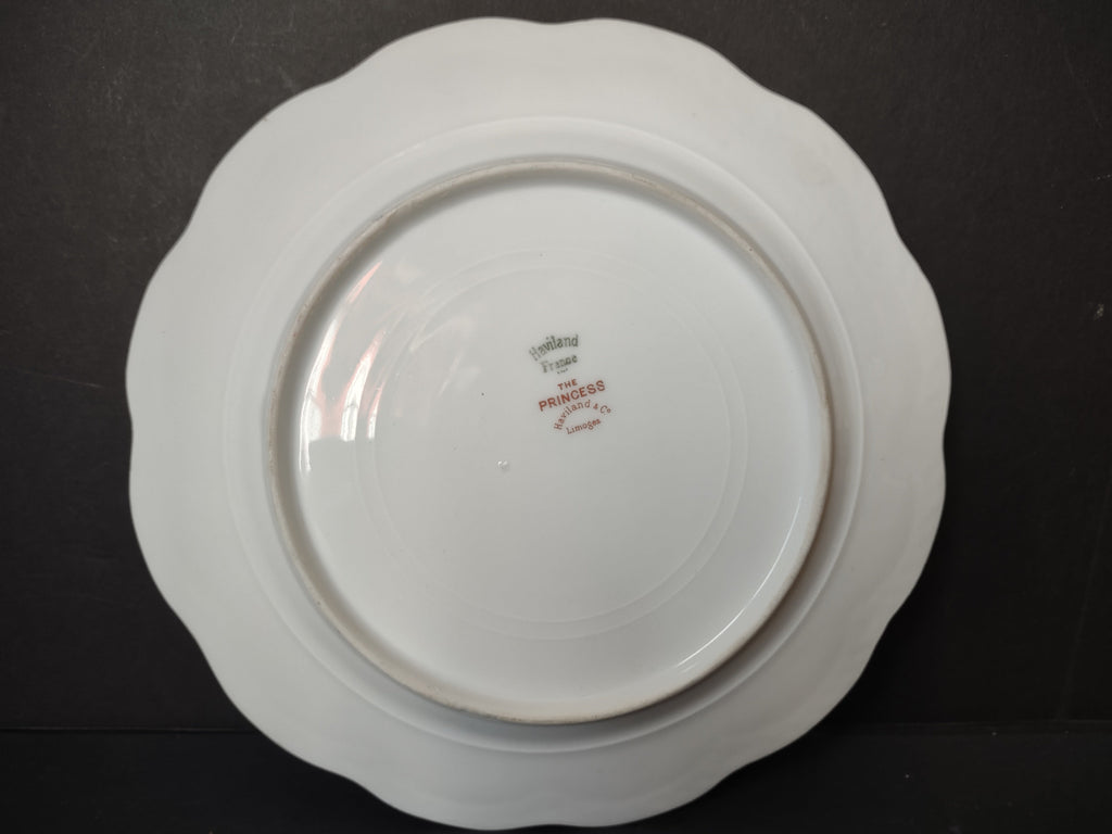 Haviland Limoges The Princess plate angled view