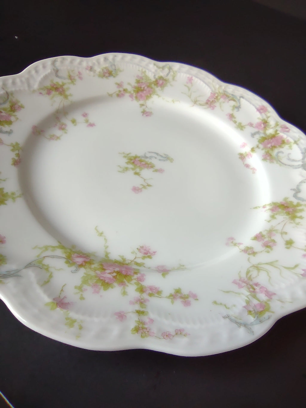 Haviland Limoges The Princess plate back view