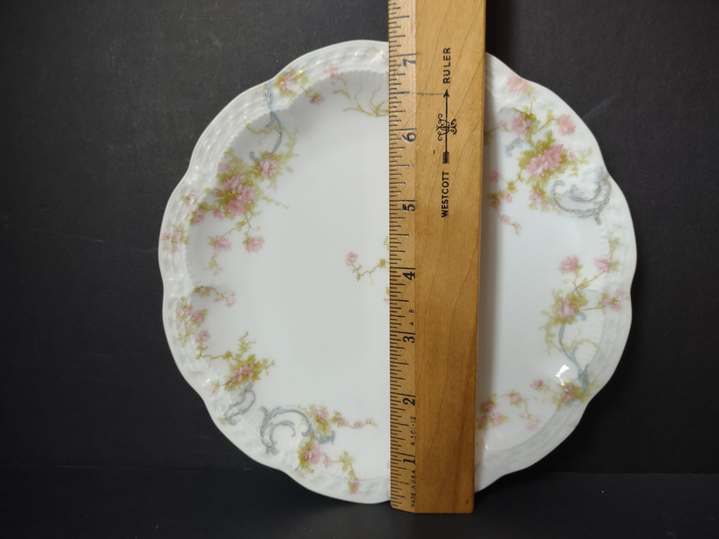 Vintage Haviland & Co Limoges The Princess Pink Floral Plate [825]