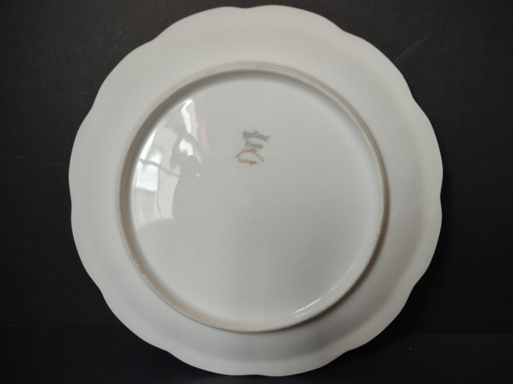 Vintage Haviland & Co Limoges The Princess Pink Floral Plate [825]