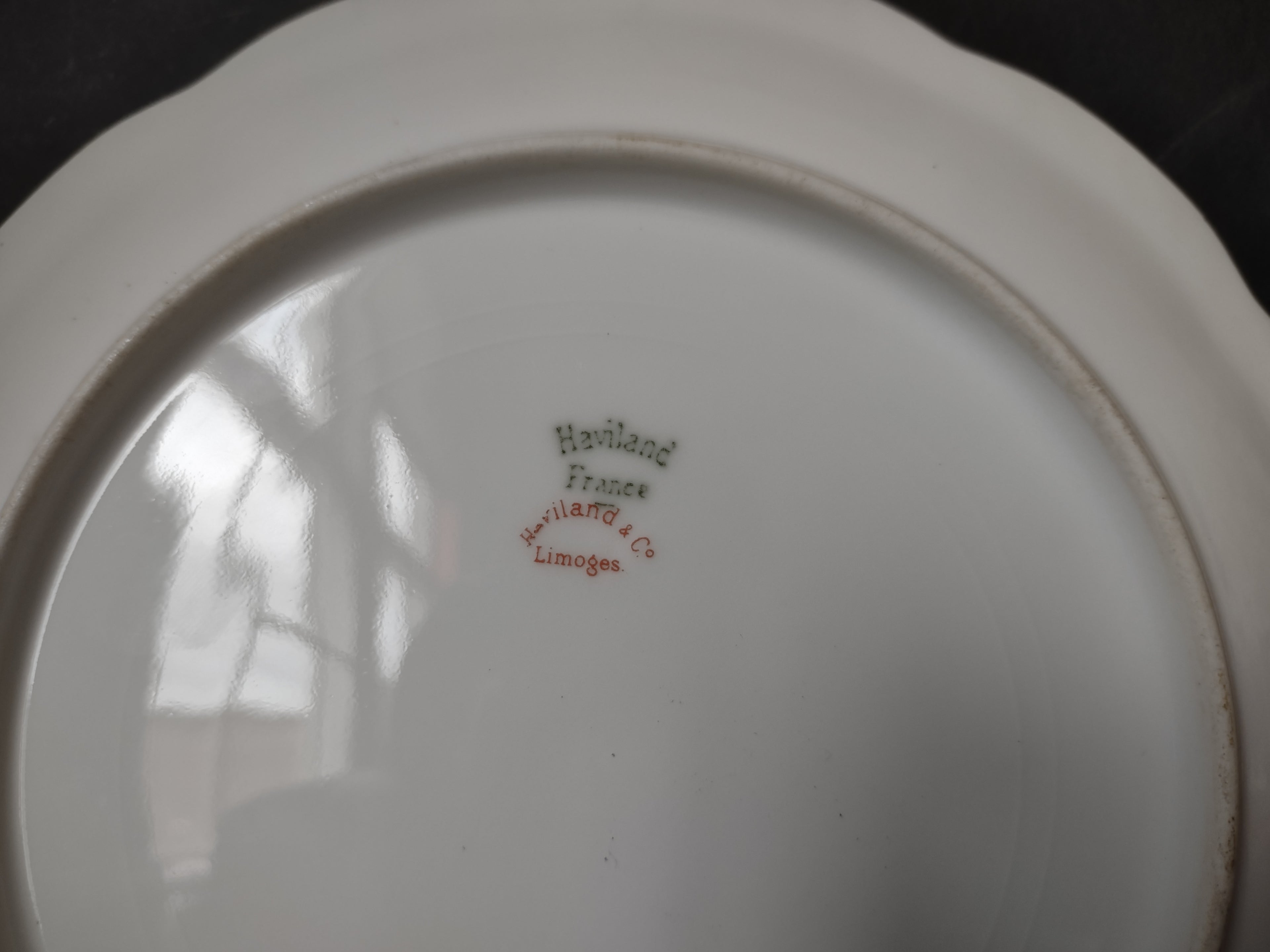 Vintage Haviland & Co Limoges The Princess Pink Floral Plate [825]